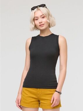 Madewell Sleeveless Black Tank Top